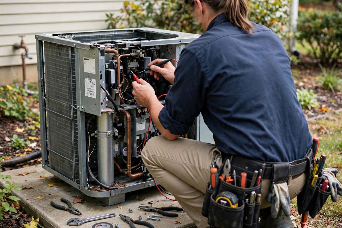 Sterling 24/7 Plumbing technician on a service call
