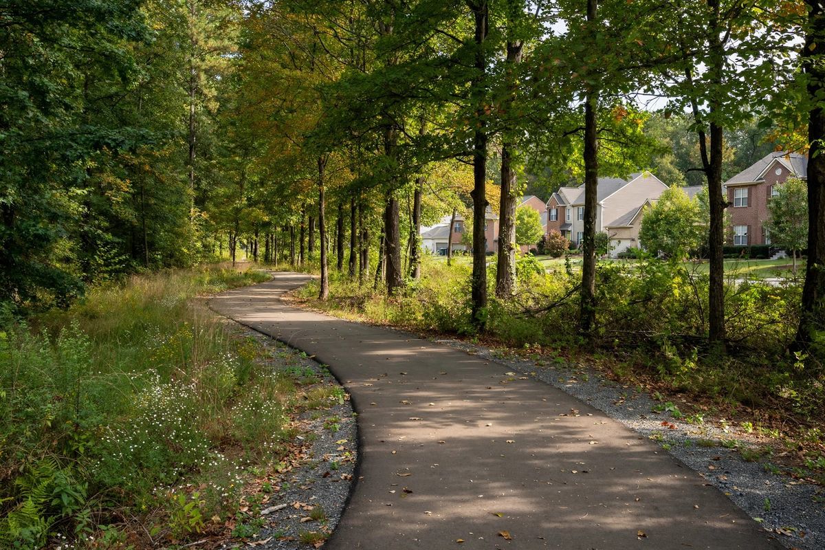 W&OD Trail in Ashburn, Virginia