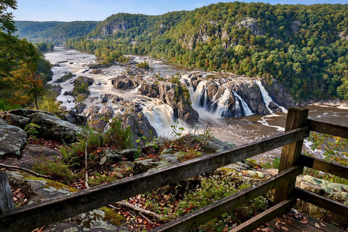 Great Falls Park in Great Falls, Virginia